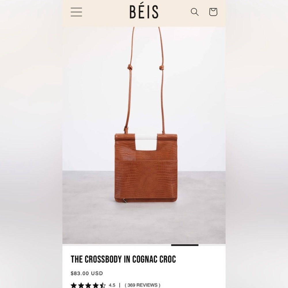 🆕BÉIS Croc Crossbody Bag - Picture 4 of 5